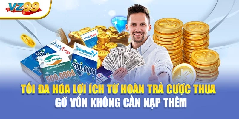 Tối đa hóa lợi ích từ hoàn trả cược thua – Gỡ vốn không cần nạp thêm